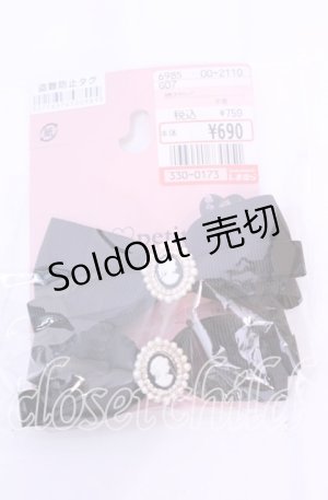 画像: 【SALE】m petit by misako / AM2Pクリップ  クロ O-25-11-11-1056-LO-AC-IG-ZT422-F003