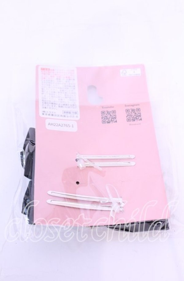 画像2: m petit by misako / AM2Pクリップ  クロ O-25-11-11-1056-LO-AC-IG-ZT422-F003 (2)