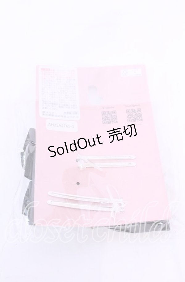 画像2: 【SALE】m petit by misako / AM2Pクリップ  クロ O-25-11-11-1056-LO-AC-IG-ZT422-F003 (2)