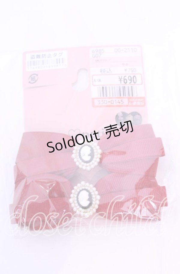 画像1: m petit by misako / AM2Pクリップ  アカ O-25-11-11-1057-LO-AC-IG-ZT422-F004 (1)