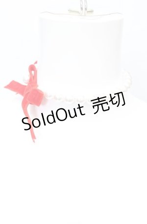 画像: Angelic Pretty / リボンオーナメントジャンパースカート チョーカー単品  アカ O-25-11-11-1061-AP-AC-IG-OS