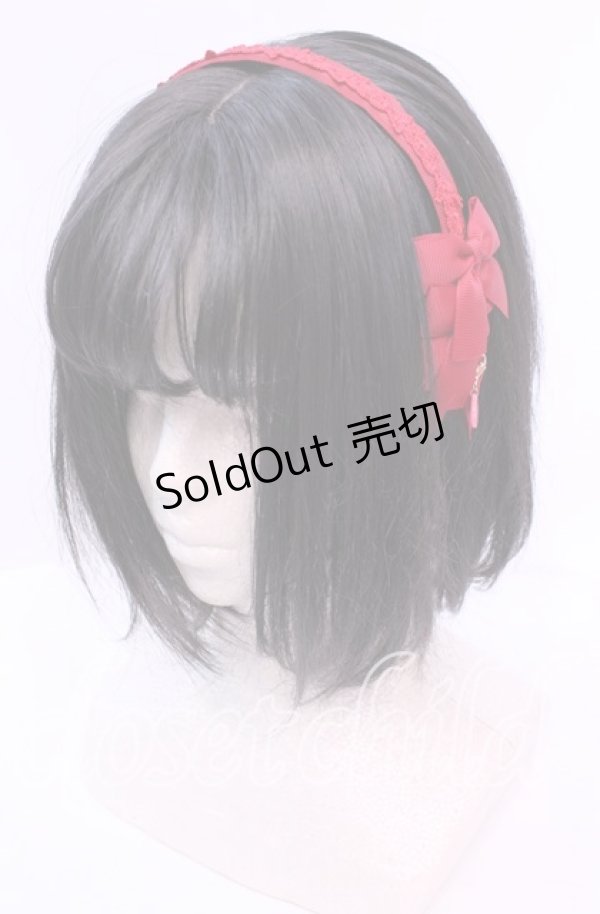 画像1: m petit by misako / サンリオコラボカチューシャ  ワイン（こぎみゅん） O-25-11-11-1065-LO-AC-OW-ZT (1)