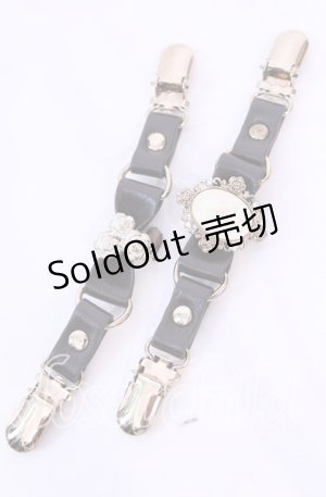 画像: axes femme / バラ×カメオストールクリップ  ブラウン O-25-11-11-1067-AX-AC-OW-OS