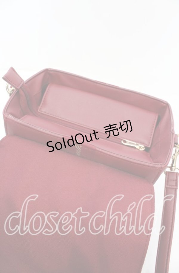 画像3: F i.n.t / プレゼントボックスバッグ  ワイン O-25-11-11-1004-CA-BG-OW-OS (3)