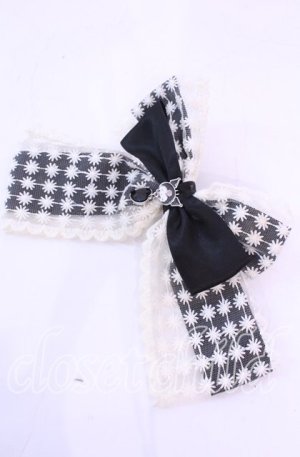 画像: m petit by misako / クロミリボンバレッタ  クロ O-25-11-11-1068-LO-AC-OW-OS