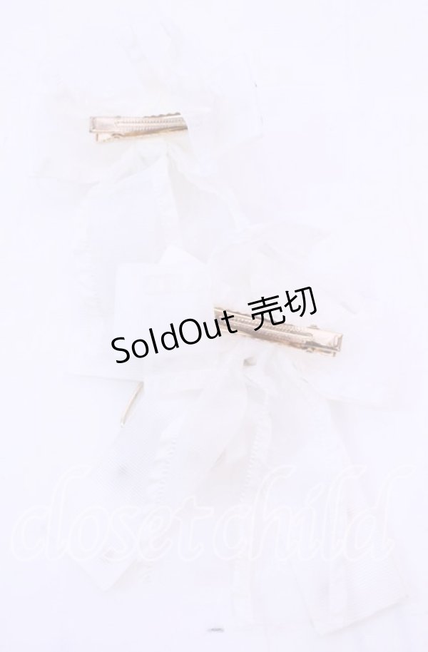 画像3: 【SALE】LIZ LISA / ハートチャームクリップ  シロ O-25-11-11-1069-LO-AC-OW-ZT168-F006 (3)