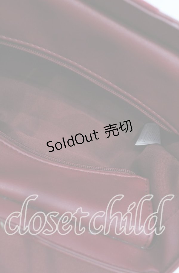 画像4: F i.n.t / プレゼントボックスバッグ  ワイン O-25-11-11-1004-CA-BG-OW-OS (4)