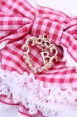画像2: BABY, THE STARS SHINE BRIGHT / Flancesca Ribbonシュシュ  えんじ×ピンク O-25-11-11-1074-BA-ZA-OW-OS (2)