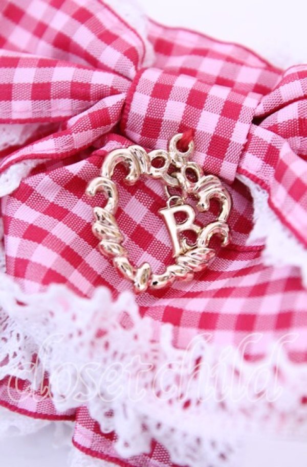画像2: BABY, THE STARS SHINE BRIGHT / Flancesca Ribbonシュシュ  えんじ×ピンク O-25-11-11-1074-BA-ZA-OW-OS (2)