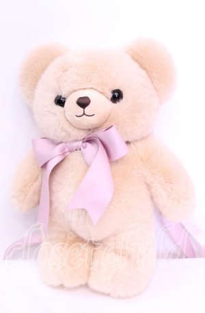 画像: Chalmiere / フラッフィベアぬいぐるみバッグ  ベージュ×ピンク O-25-11-11-1078-LO-BG-IG-OS