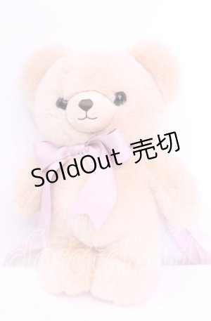 画像: Chalmiere / フラッフィベアぬいぐるみバッグ  ベージュ×ピンク O-25-11-11-1078-LO-BG-IG-OS