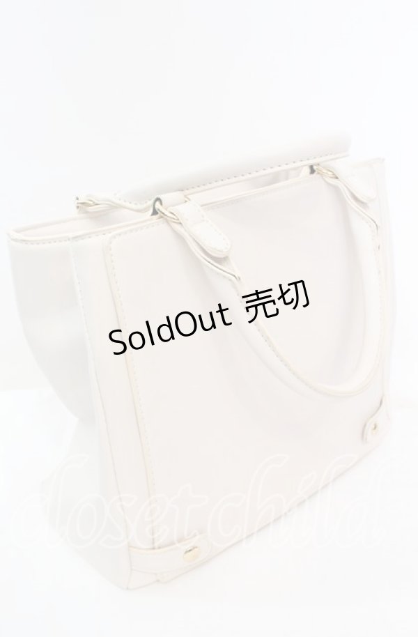 画像3: axes femme POETIQUE / リボンエンボス推し活バッグ  アイボリー O-25-11-11-1006-AX-BG-OW-ZT274 (3)