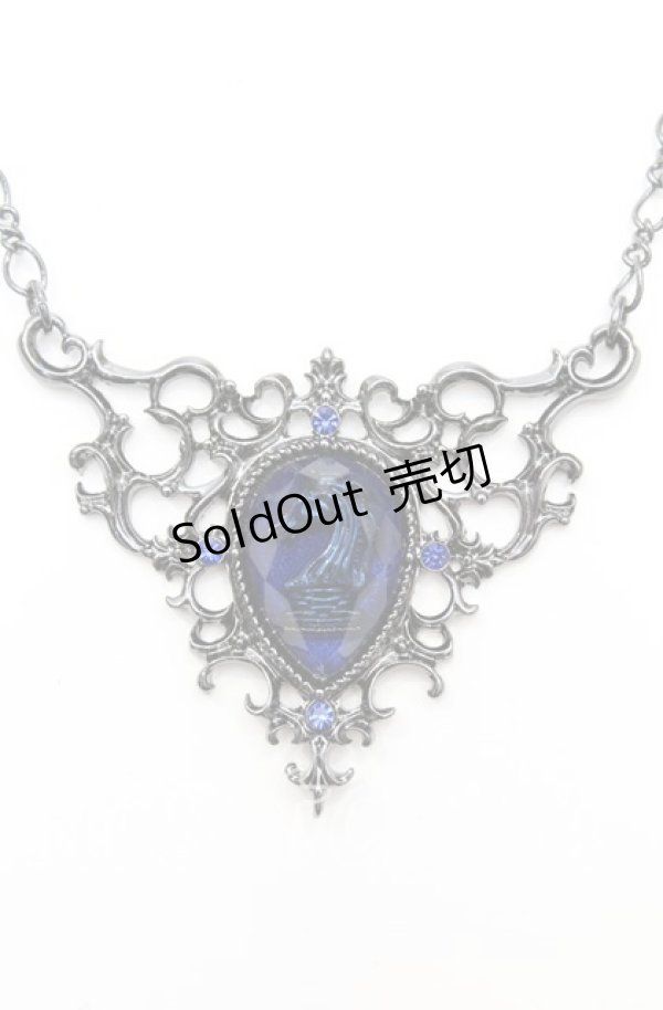 画像1: axes　femme POETIQUE / チェスナイト封入ネックレス  クロ O-25-11-11-1018-LO-AC-OW-ZT422-F003 (1)