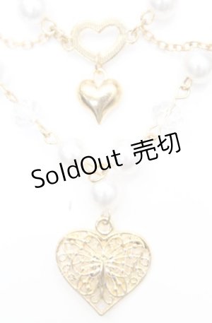 画像: axes femme POETIQUE / パール×チェーンネックレス  ゴールド O-25-11-11-1019-AX-AC-OW-OS