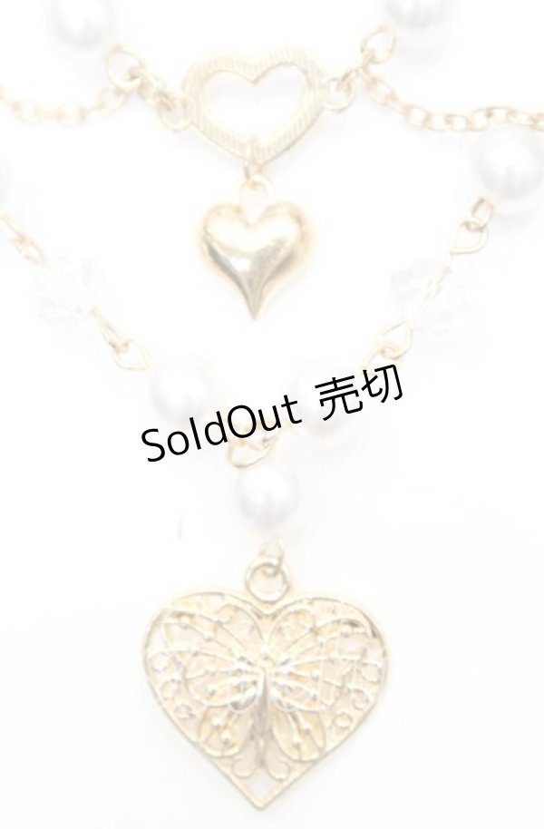 画像1: axes femme POETIQUE / パール×チェーンネックレス  ゴールド O-25-11-11-1019-AX-AC-OW-OS (1)