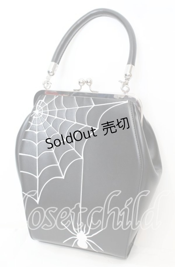 画像1: Banned Alternative / Spider Kellie Handbag　バッグ  ブラック O-25-11-11-1002-PU-BG-OW-ZT346 (1)