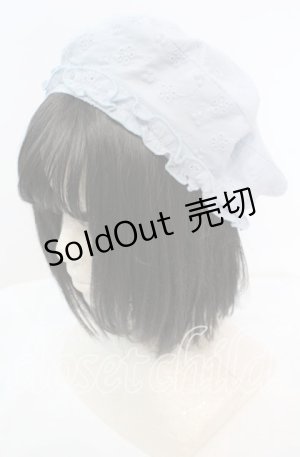 画像: Whinny / ぷあぷあ綿雲日和　ベレー  サックス O-25-11-11-1024-PU-AC-OW-ZT334