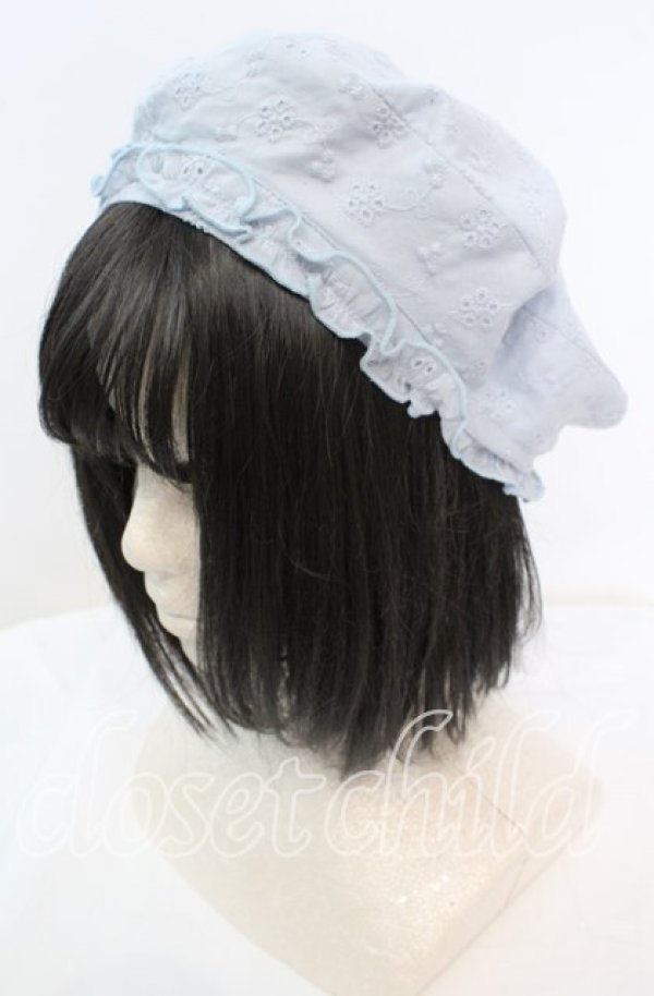 画像1: Whinny / ぷあぷあ綿雲日和　ベレー  サックス O-25-11-11-1024-PU-AC-OW-ZT334 (1)