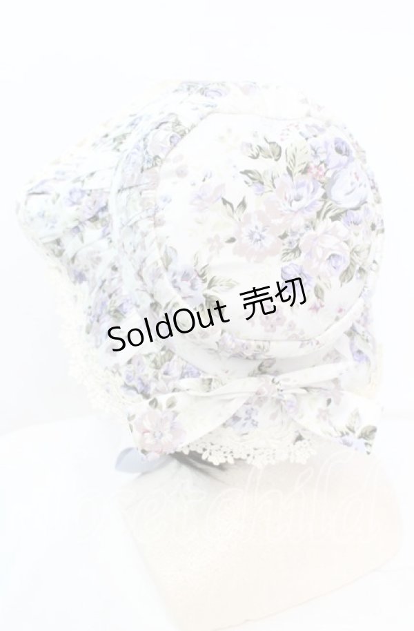 画像2: Victorian maiden / ロココブーケドールハット  ブルー O-25-11-11-1025-CL-AC-OW-OS (2)