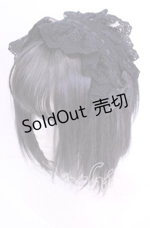 画像: ATELIER PIERROT / Gothic LatticeS HeadDress(Clip Version)  ブラック O-25-11-11-1034-EL-AC-OW-OS
