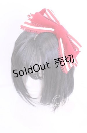 画像: Angelic Pretty / リボンオーナメントカチューシャ【旧タグ】  アカ O-25-11-11-1035-AP-AC-IG-OS
