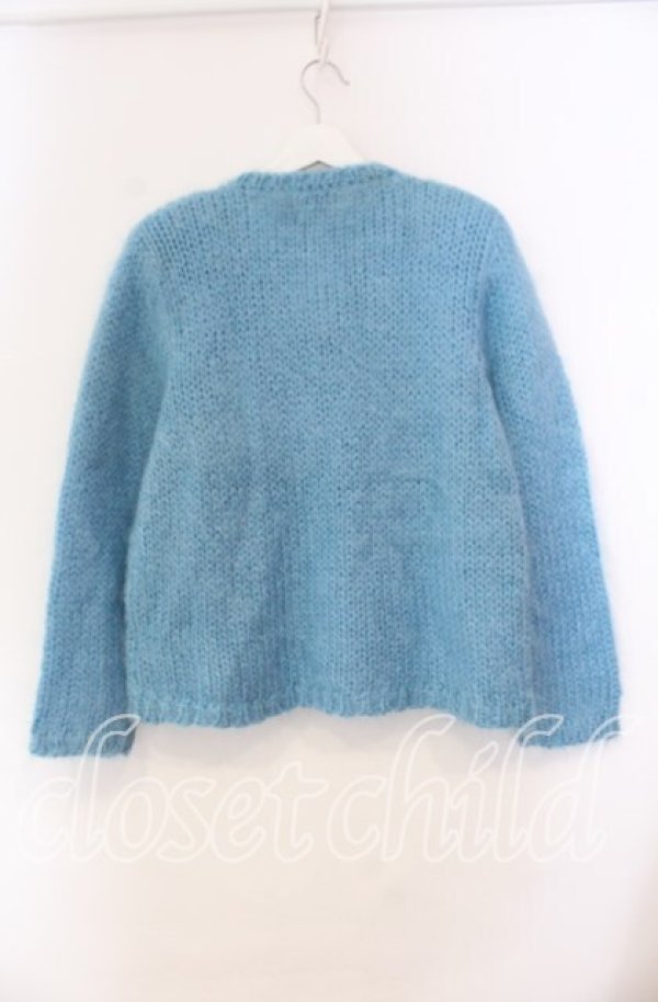 画像3: PINK HOUSE / モヘアカーディガン  サックス O-25-11-11-068-LO-TO-IG-OS (3)