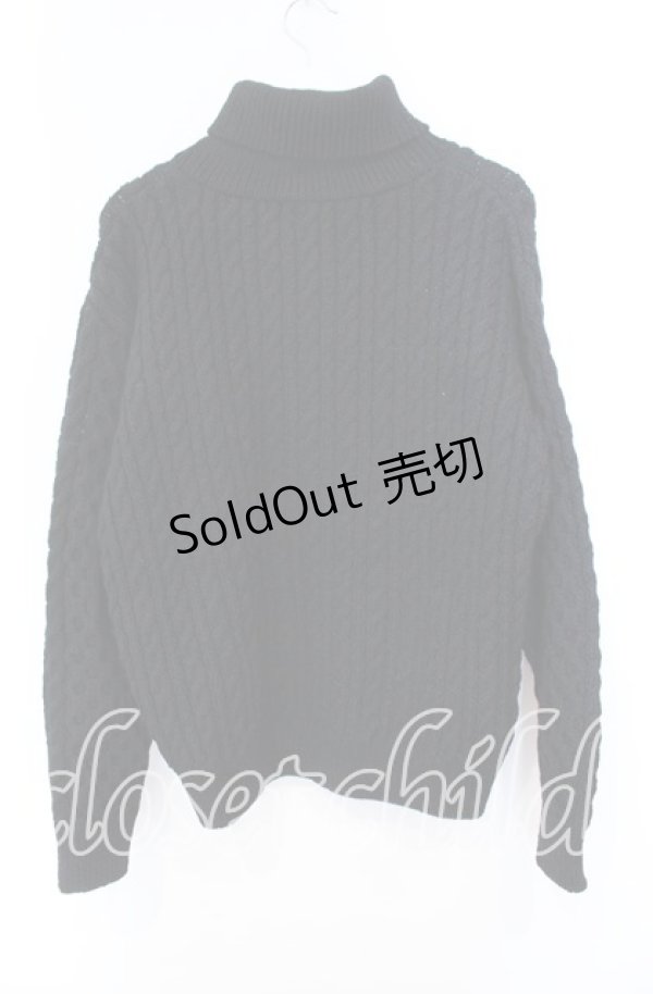 画像3: Karl Helmut / Kロゴ編みニット  クロ O-25-11-11-070-EL-TO-IG-OS (3)