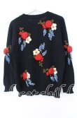 画像3: KETTY / ローズモチーフニット  クロ O-25-11-11-072-EL-TO-IG-OS (3)