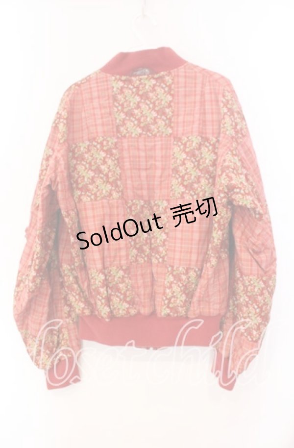 画像4: Karl Helmut / パッチワーク中綿ブルゾン  アカ O-25-11-11-073-EL-JA-IG-OS (4)