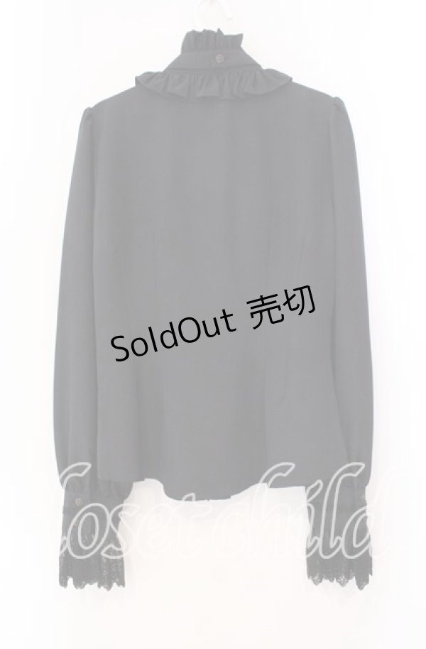 画像4: ALICE and the PIRATES / ミカエルブラウス  クロ O-25-11-11-076-PA-BL-OW-OS (4)