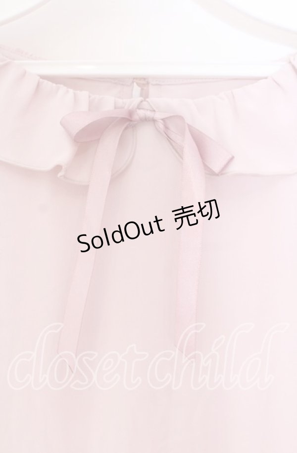 画像2: FLC / ティアードワンピース 3Ｌ ピンク O-25-11-11-082-LO-OP-IG-ZT107 (2)