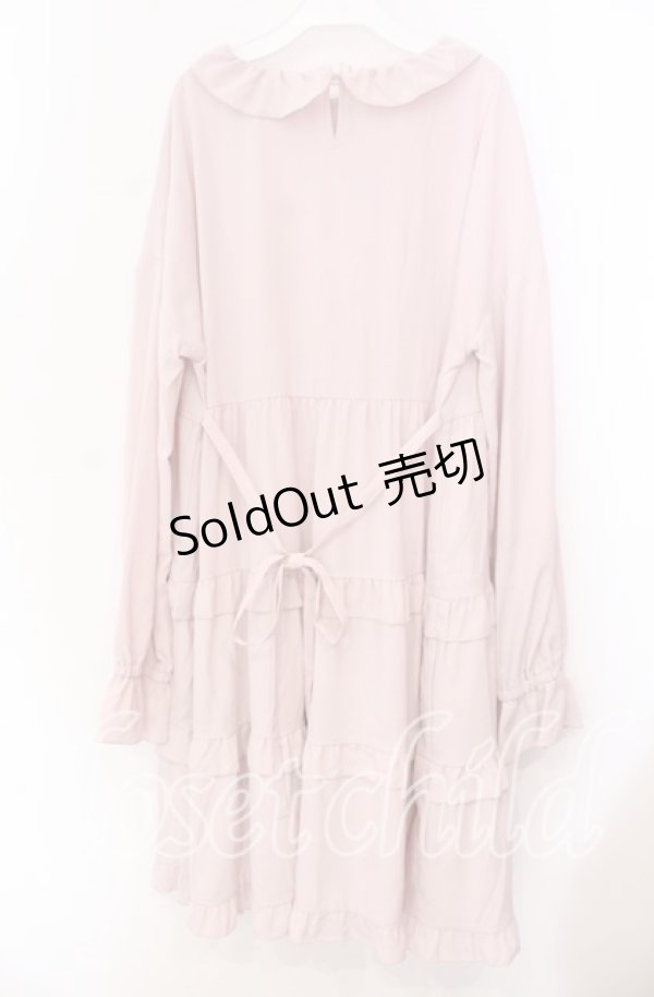 画像3: FLC / ティアードワンピース 3Ｌ ピンク O-25-11-11-082-LO-OP-IG-ZT107 (3)