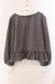 画像3: Cherirulu Chocola / MYリボンマルエリブラウス LL グレー×シロ O-25-11-11-090-LO-BL-IG-ZT263 (3)