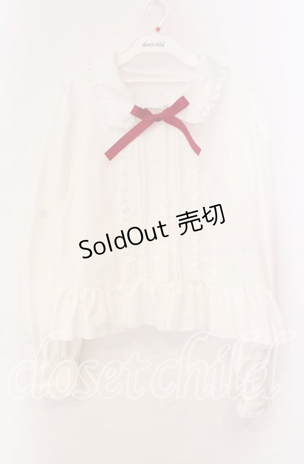 画像1: Cherirulu Chocola / MYリボンマルエリブラウス 3Ｌ シロ O-25-11-11-092-LO-BL-IG-OS (1)