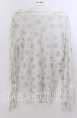 画像: m petit by misako / 花柄シアープルオーバー Ｍ オフ O-25-11-11-2039-LO-TO-IG-OS