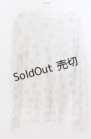 画像: 【SALE】m petit by misako / 花柄シアープルオーバー Ｍ オフ O-25-11-11-2039-LO-TO-IG-ZT510