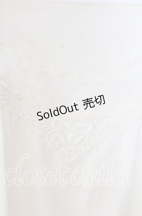 画像2: axes femme / ドットチュールタンクトップ  アイボリー O-25-11-11-2043-AX-TO-IG-OS (2)