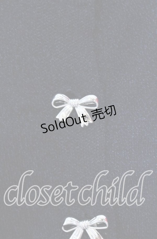 画像2: Cherirulu Chocola / リボンボタンカーディガン 3Ｌ ネイビー O-25-11-11-2006-LO-TO-IG-OS (2)