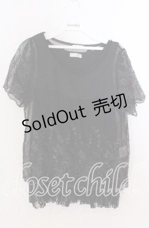 画像: axes femme / タンク付きアンサンブルプルオーバー  クロ O-25-11-11-2056-AX-TO-IG-OS