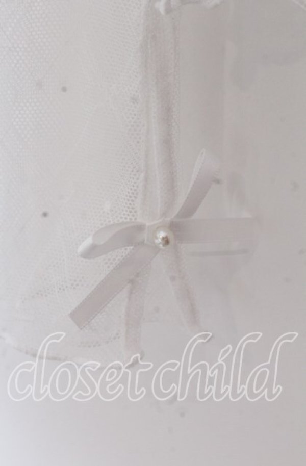 画像2: axes femme / リボンチュールシアーインナー  シロ O-25-11-11-2007-AX-TO-IG-ZT510 (2)