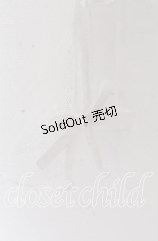 画像2: 【SALE】axes femme / リボンチュールシアーインナー  シロ O-25-11-11-2007-AX-TO-IG-ZT510 (2)