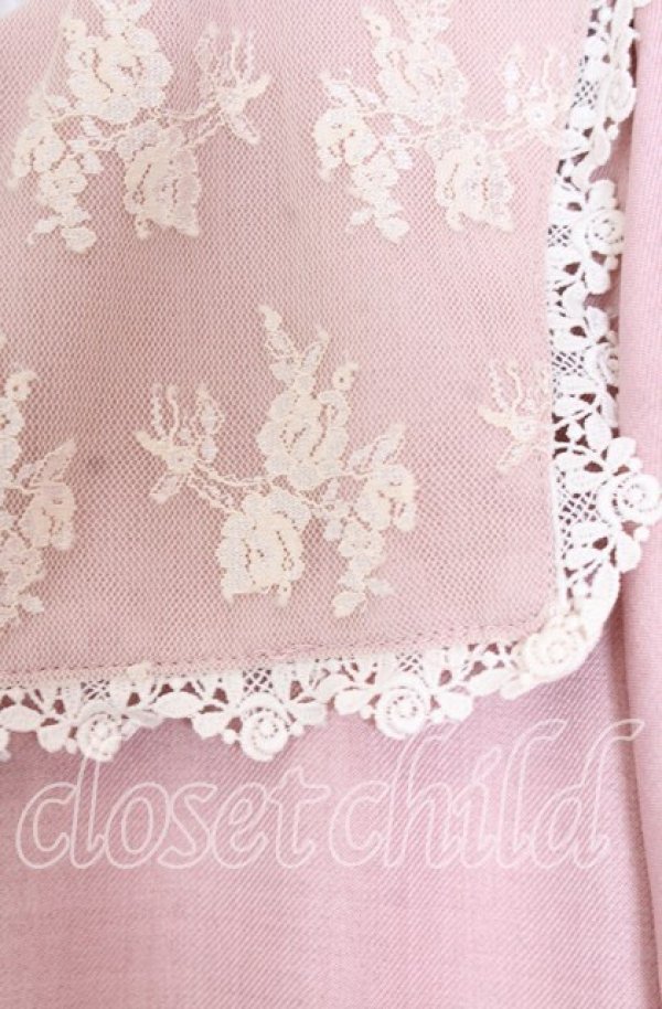 画像2: m petit by misako / レースセーラーワンピース 3L ピンク O-25-11-11-2008-LO-OP-IG-ZT107 (2)