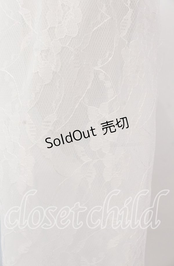 画像3: Lovely Tency / alsチョーカーレースブラウス LL サックス O-25-11-11-2075-LO-BL-IG-OS (3)