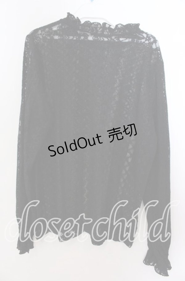 画像3: m petit by misako / レースインナートップス 3Ｌ クロ O-25-11-11-2084-LO-TO-IG-OS (3)