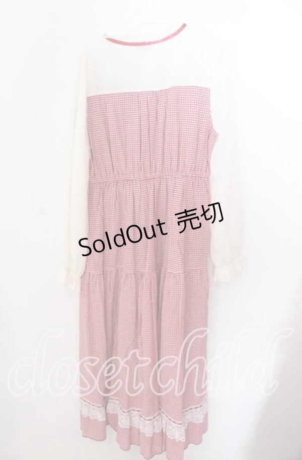 画像3: axes femme POETIQUE / ストロベリーガーデンワンピース Ｌ アカ O-25-11-11-2085-AX-OP-IG-OS (3)