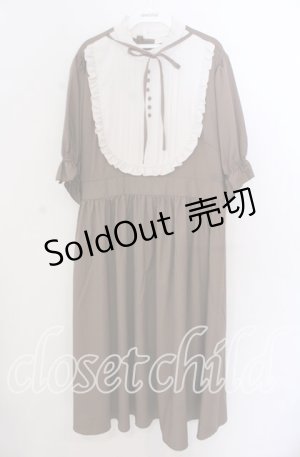 画像: m petit by misako / ナシジムジキリカエワンピース 3L ブラウン O-25-11-11-2010-LO-OP-IG-OS