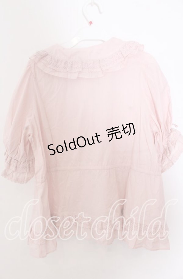 画像2: Chalmiere / クラシックコットンブラウス  ピンク O-25-11-11-2087-LO-BL-IG-OS (2)