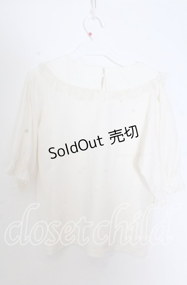 画像3: m petit by misako / 丸襟プルオーバー Ｌ オフ O-25-11-11-2088-LO-TO-IG-OS (3)