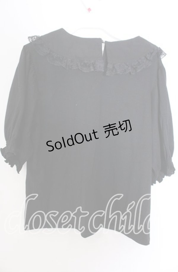 画像3: m petit by misako / 丸襟プルオーバー 3Ｌ クロ O-25-11-11-2089-LO-TO-IG-OS (3)