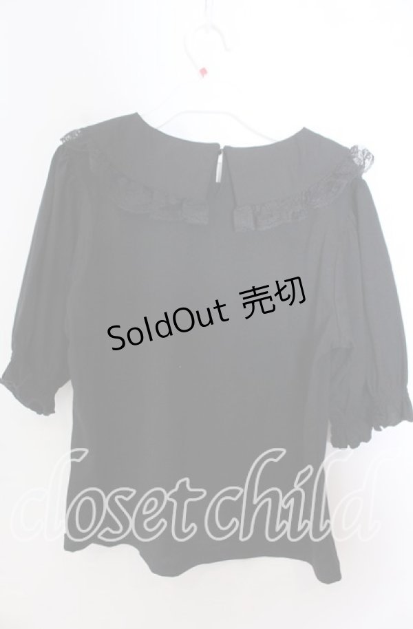 画像3: m petit by misako / 丸襟プルオーバー Ｌ クロ O-25-11-11-2090-LO-TO-IG-OS (3)